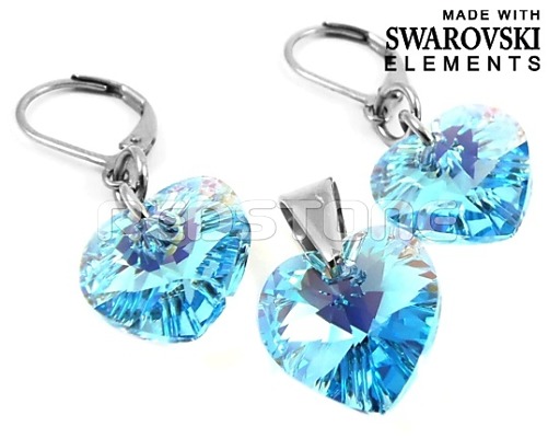 Sada Swarovski Elements RED860 - AKCIA